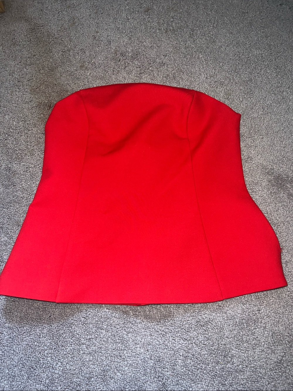 Zara Strapless Peplum top